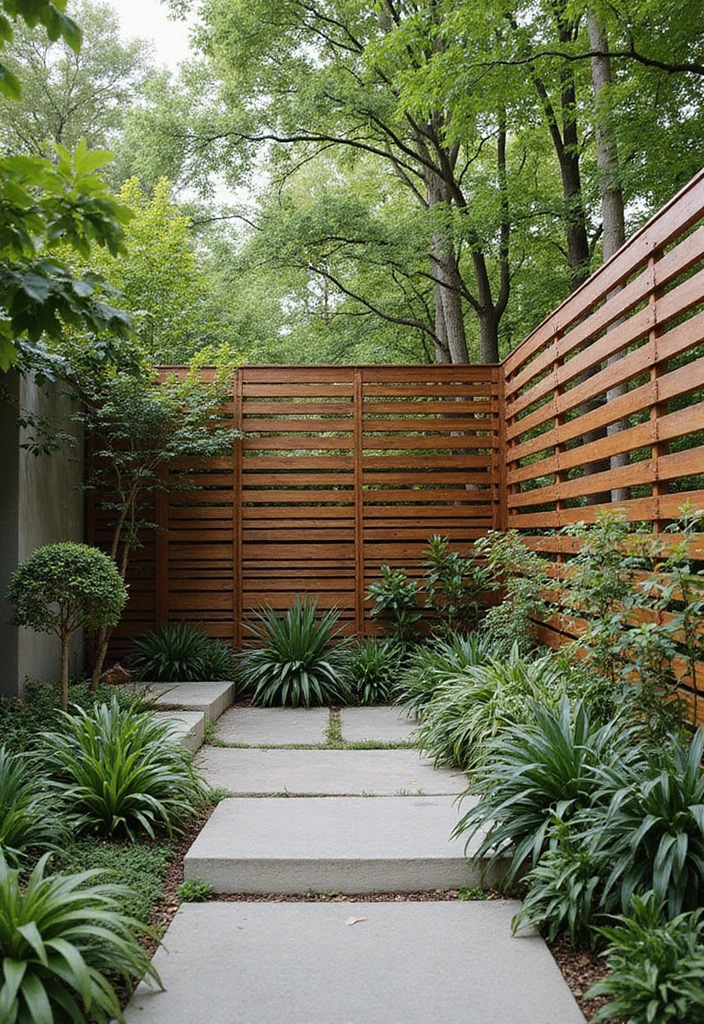 25+ Slat Wall Ideas for Modern and Functional Spaces 57 25+ Slat Wall Ideas for Modern and Functional Spaces - 9. Outdoor Slat Wall Fencing