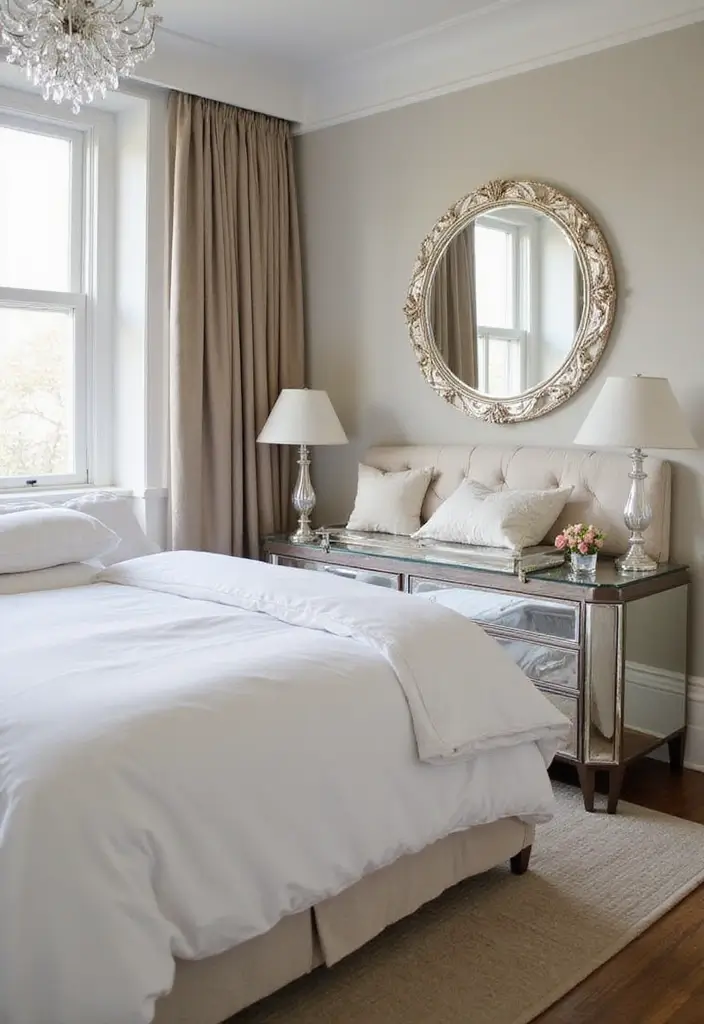 25+ Small Bedroom Storage Ideas to Maximize Every Inch - 14. Use of Mirrors