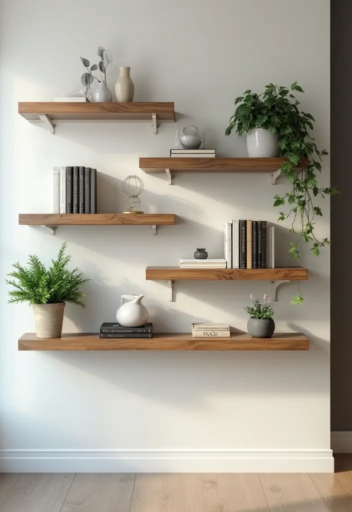 25+ Small Bedroom Storage Ideas to Maximize Every Inch - 3. Floating Shelves