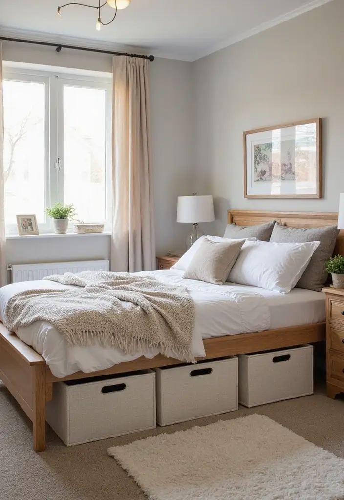 25+ Smart Storage Ideas to Organize Every Corner of Your Home - 1. Under-Bed Storage Bins