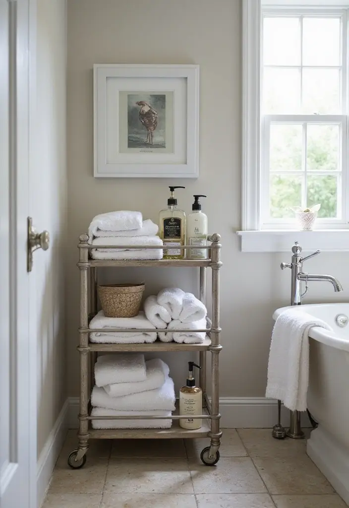 25+ Smart Storage Ideas to Organize Every Corner of Your Home - 10. Slim Storage Carts