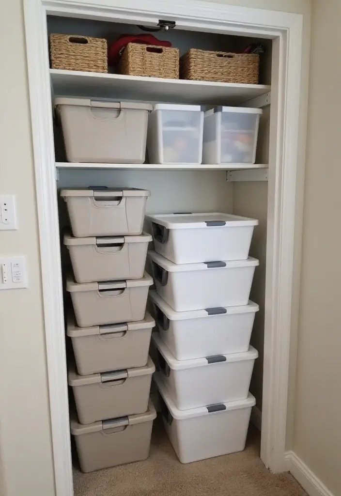 25+ Smart Storage Ideas to Organize Every Corner of Your Home - 16. Collapsible Storage Boxes