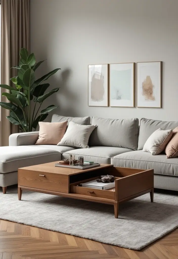 25+ Smart Storage Ideas to Organize Every Corner of Your Home - 3. Multi-Functional Furniture