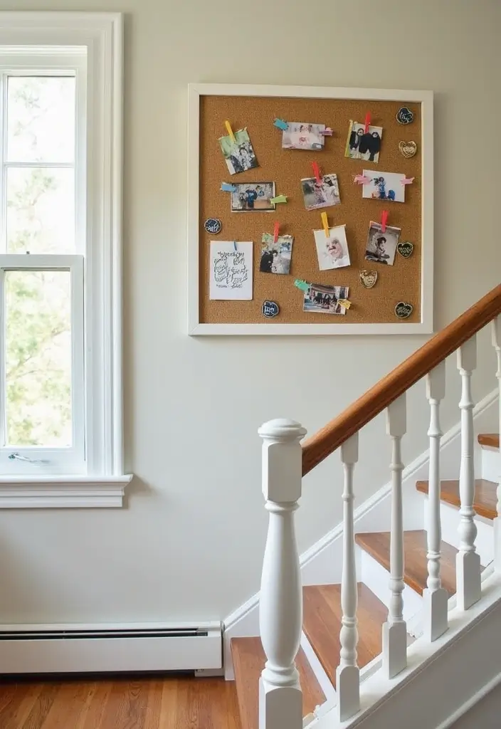 25+ Staircase Picture Wall Ideas That Tell Your Family Story - 9. Artistic Photo Boards