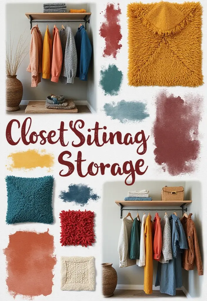 25+ Sweatshirt Storage Ideas for a Neat and Cozy Closet - 17. Style with Mood Boards