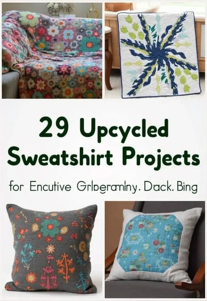 25+ Sweatshirt Storage Ideas for a Neat and Cozy Closet - 19. Upcycle Old Sweatshirts