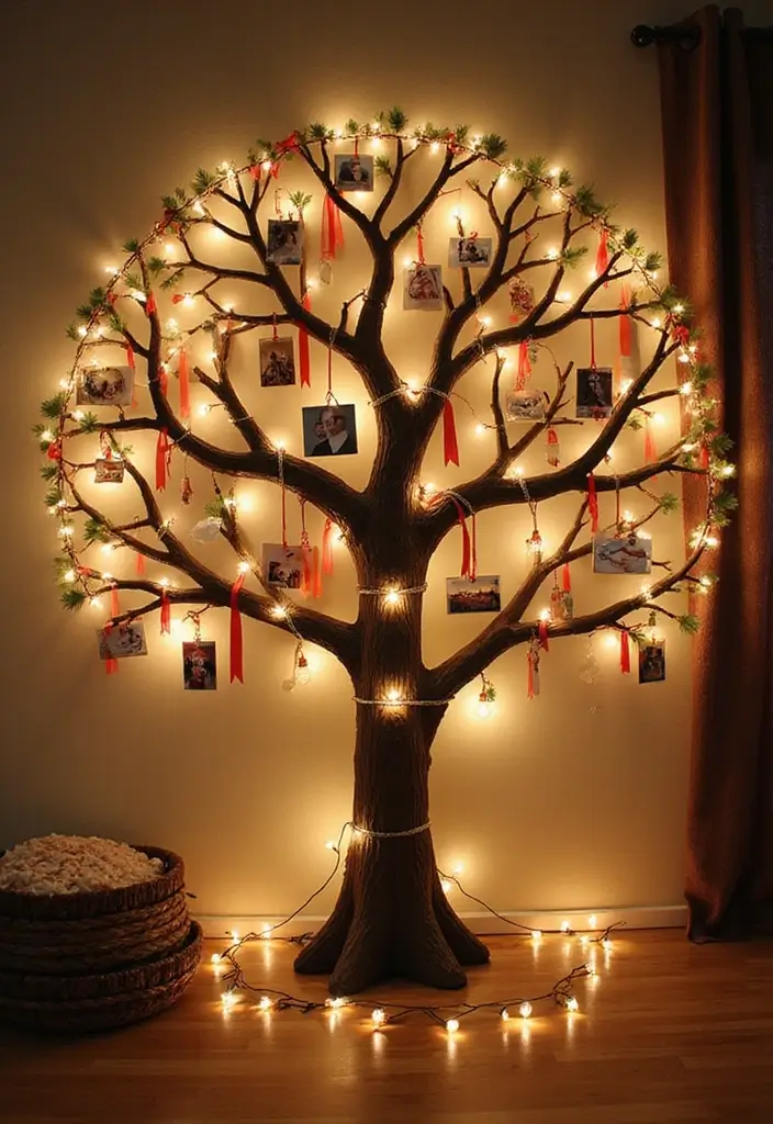 30 Aesthetic Picture Wall Ideas That Are Pinterest-Worthy - 12. Family Tree of Life