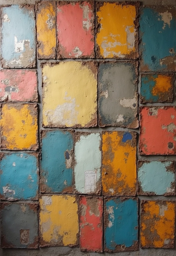 30 Aesthetic Picture Wall Ideas That Are Pinterest-Worthy - 29. Mixed Media Exploration