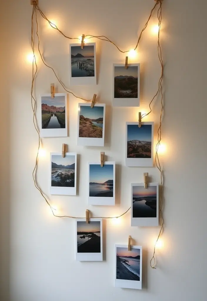 30 Aesthetic Poster Wall Ideas for Trendy Home Decor - 7. Vintage Polaroid Poster Display