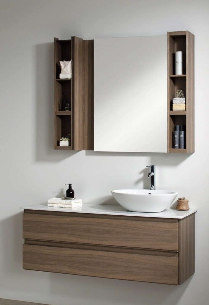 30 Bathroom Cabinet Storage Ideas for a Clutter-Free Look - 10. Wall-Mounted Cabinets