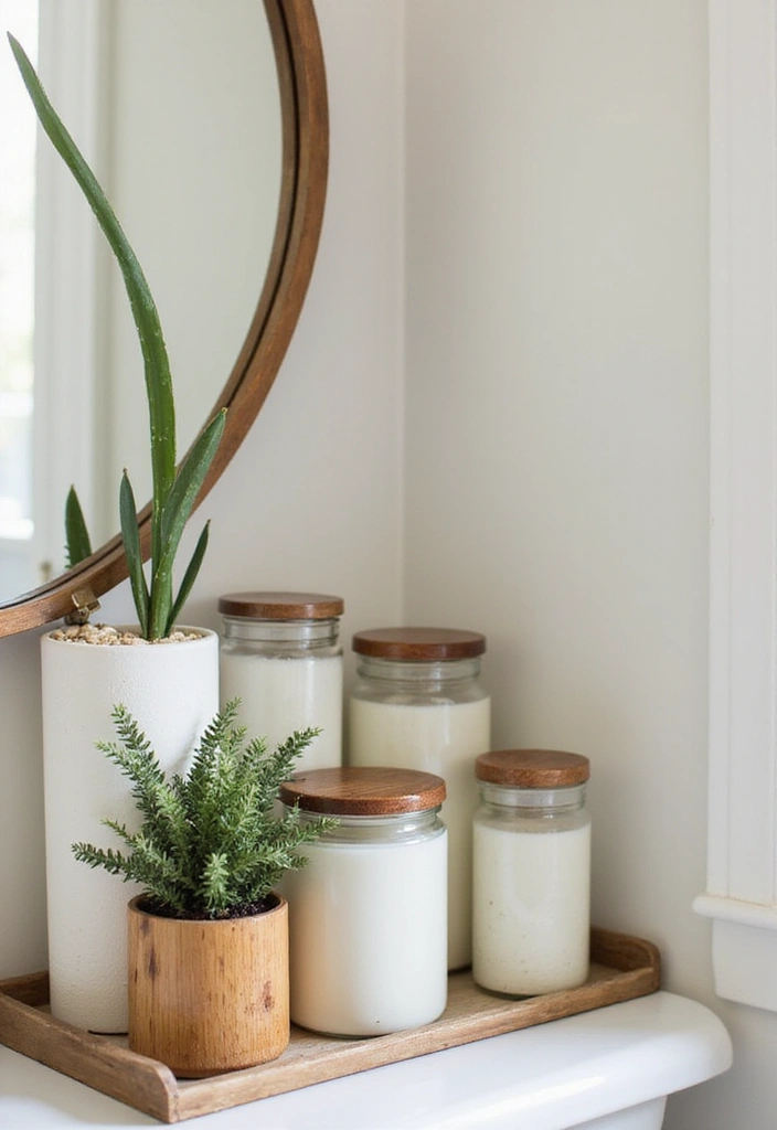 30 Bathroom Cabinet Storage Ideas for a Clutter-Free Look - 20. Unique Container Solutions