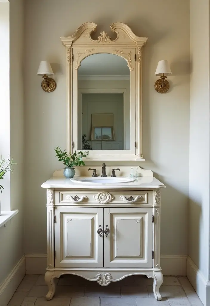 30 Bathroom Cabinet Storage Ideas for a Clutter-Free Look - 3. Vintage Medicine Cabinets
