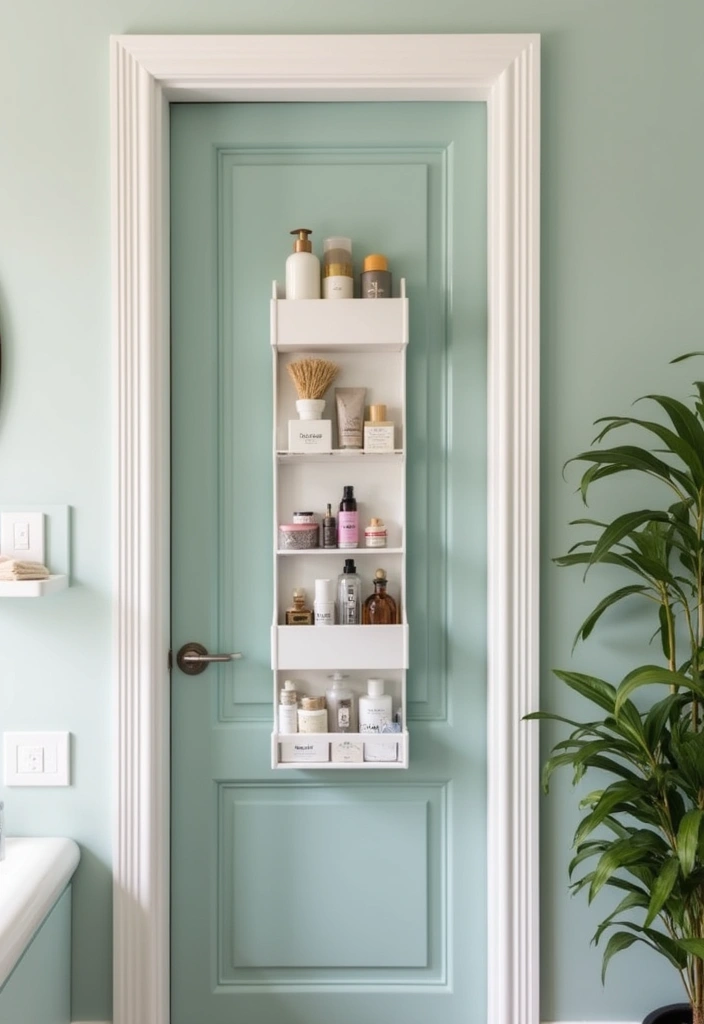 30 Behind-the-Door Storage Ideas to Save Hidden Space - 24. Bathroom Supply Organizer