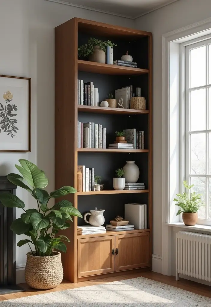 30 Book Storage Ideas Beyond the Traditional Bookshelf - 23. Corner Bookshelves for Efficient Use of Space