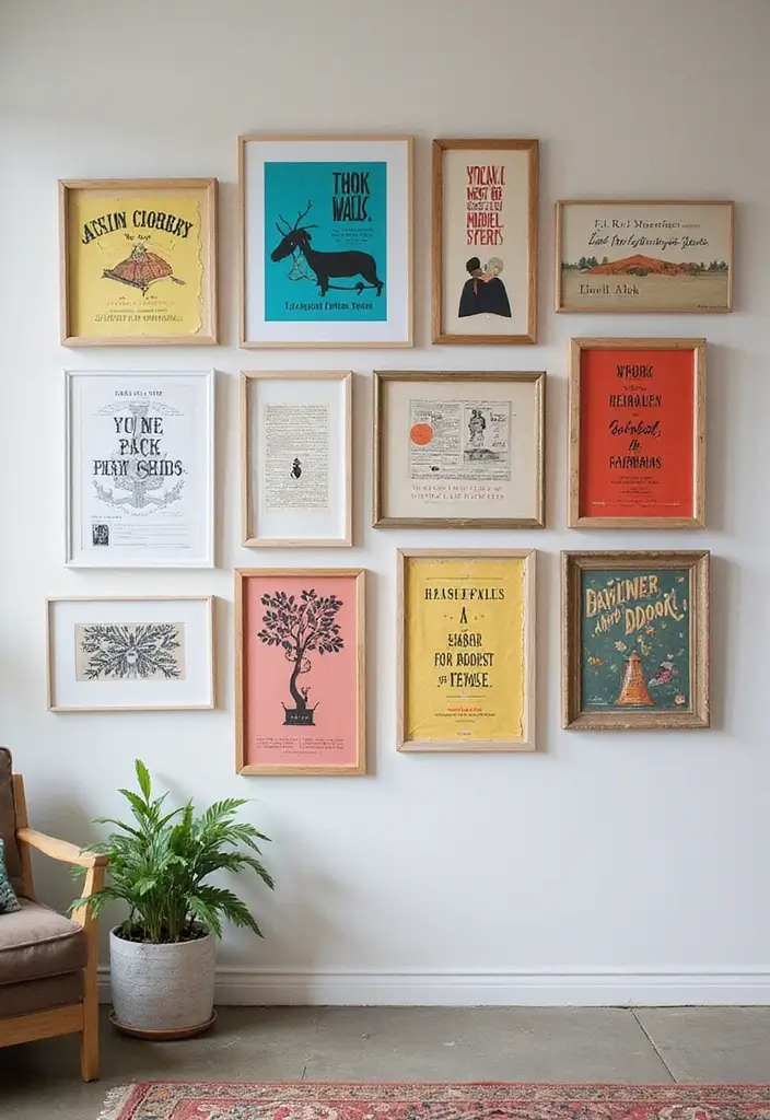30 Book Storage Ideas Beyond the Traditional Bookshelf - 30. Fun Book Storage Wall Art