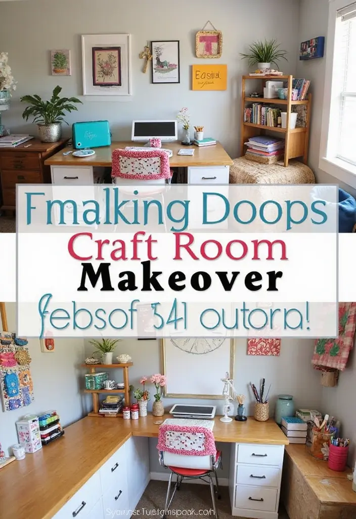 30 Craft Room Storage Ideas to Organize Your Creative Space - 30. Craft Room Makeover Project