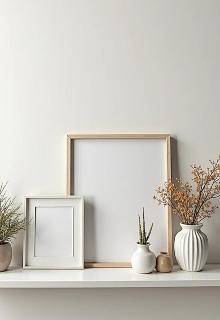 30 Creative Pictures on Wall Ideas for Every Room - 1. Picture Ledge Gallery