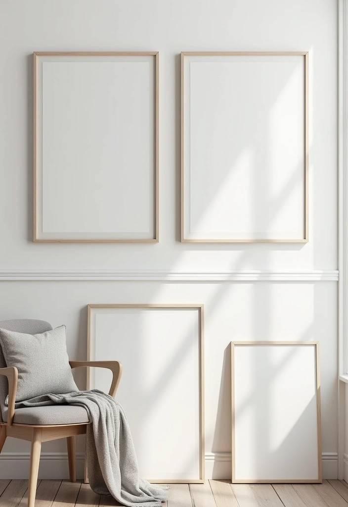 30 Creative Pictures on Wall Ideas for Every Room - 12. Minimalist Art Prints