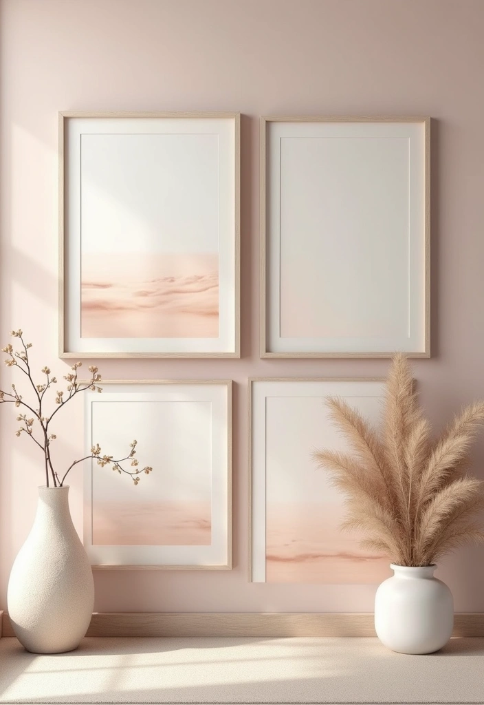 30 Creative Pictures on Wall Ideas for Every Room - 18. Soft Color Palettes