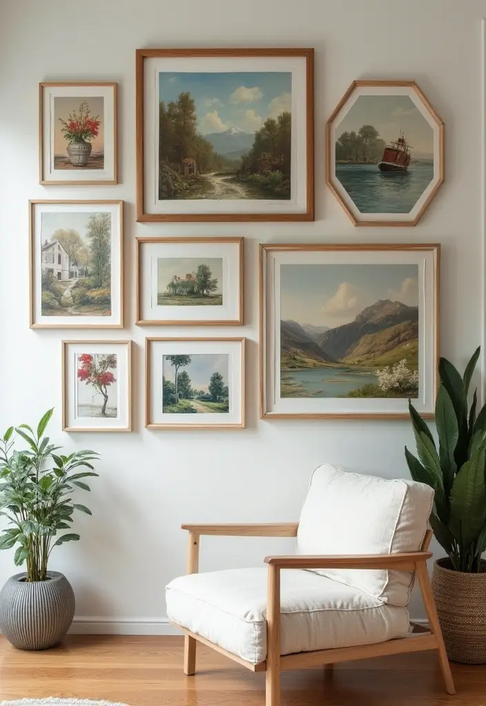 30 Creative Pictures on Wall Ideas for Every Room - 23. Personal Art Projects