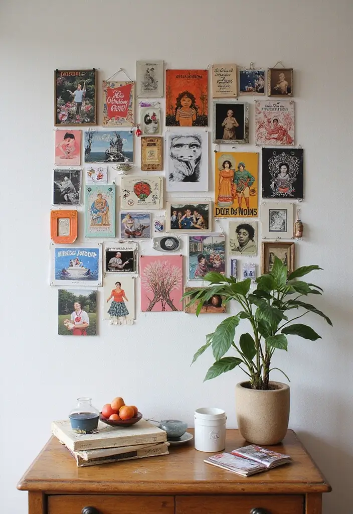 30 Creative Pictures on Wall Ideas for Every Room - 4. DIY Wall Collage