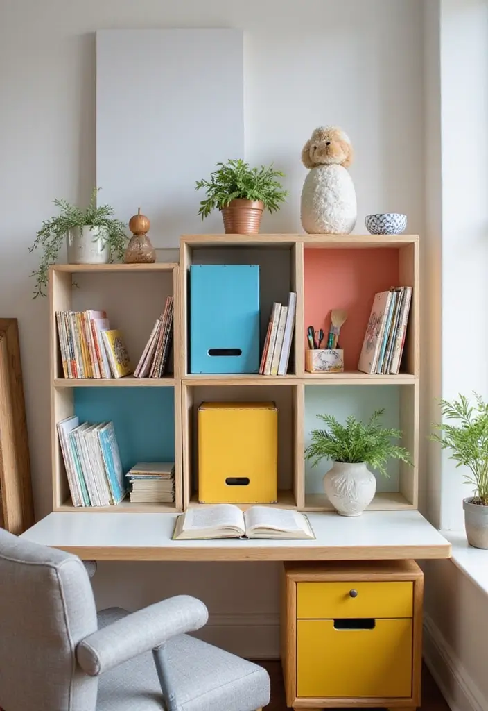 30 Cube Storage Ideas for Every Room and Purpose 5. Office Organization