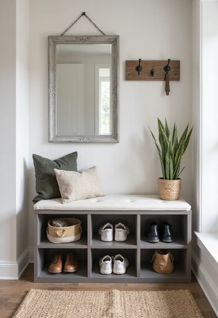 30 Cube Storage Ideas for Every Room and Purpose 6. Entryway Essentials