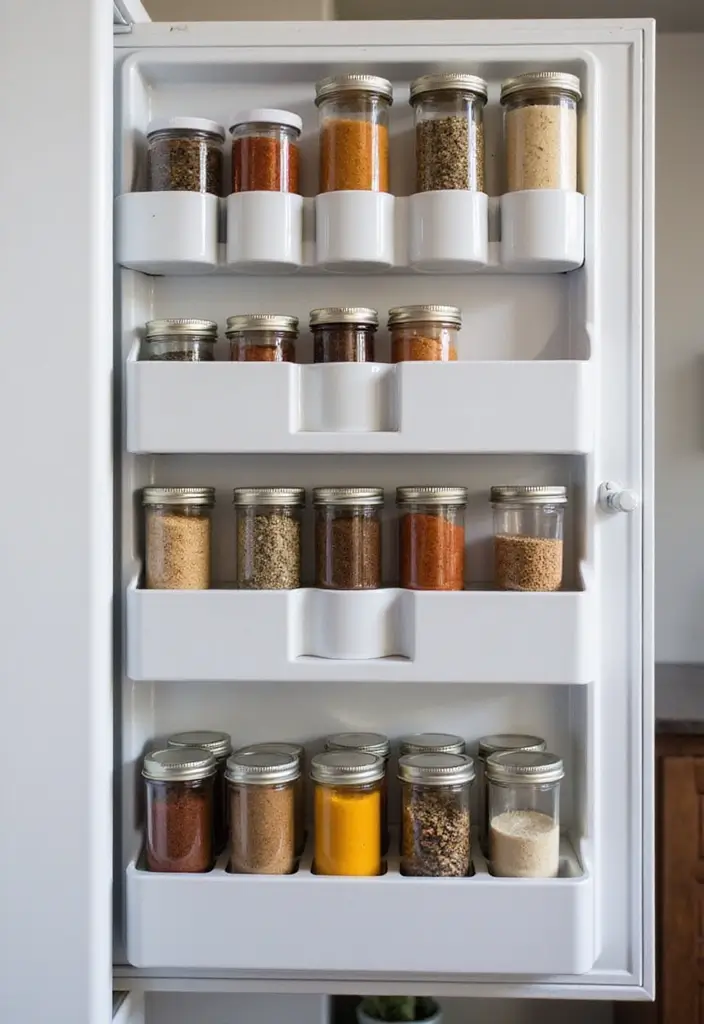30 Cupboard Storage Ideas to Keep Things Neat and Accessible - 11. Use Magnetic Containers