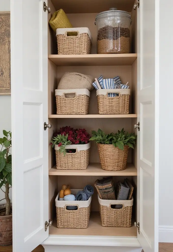 30 Cupboard Storage Ideas to Keep Things Neat and Accessible - 20. Organize Seasonal Items