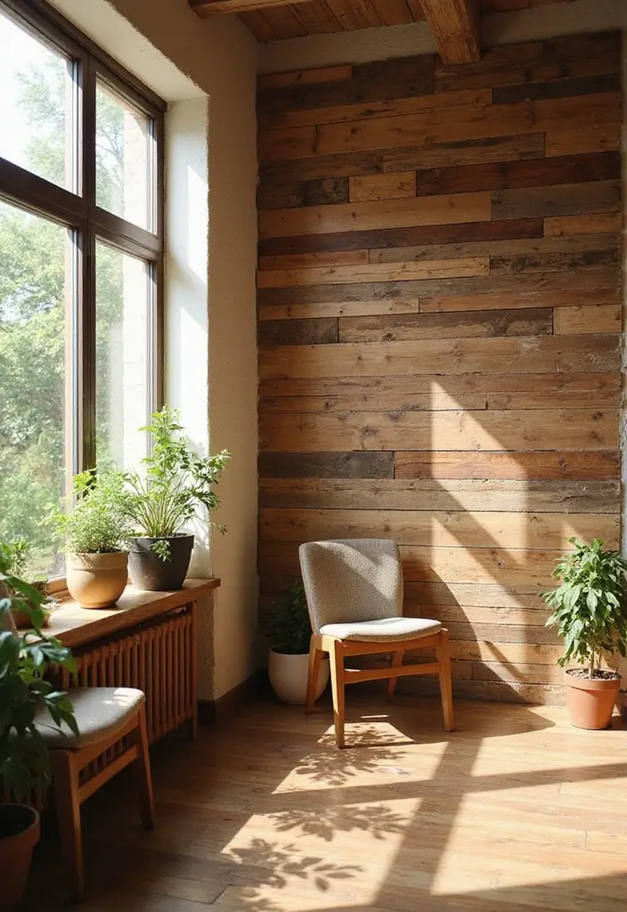 30 DIY Accent Wall Ideas You Can Create on a Budget - 1. Nature-Inspired Wood Pallet Wall