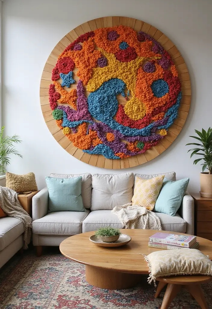 30 DIY Accent Wall Ideas You Can Create on a Budget - 14. DIY String Art Wall