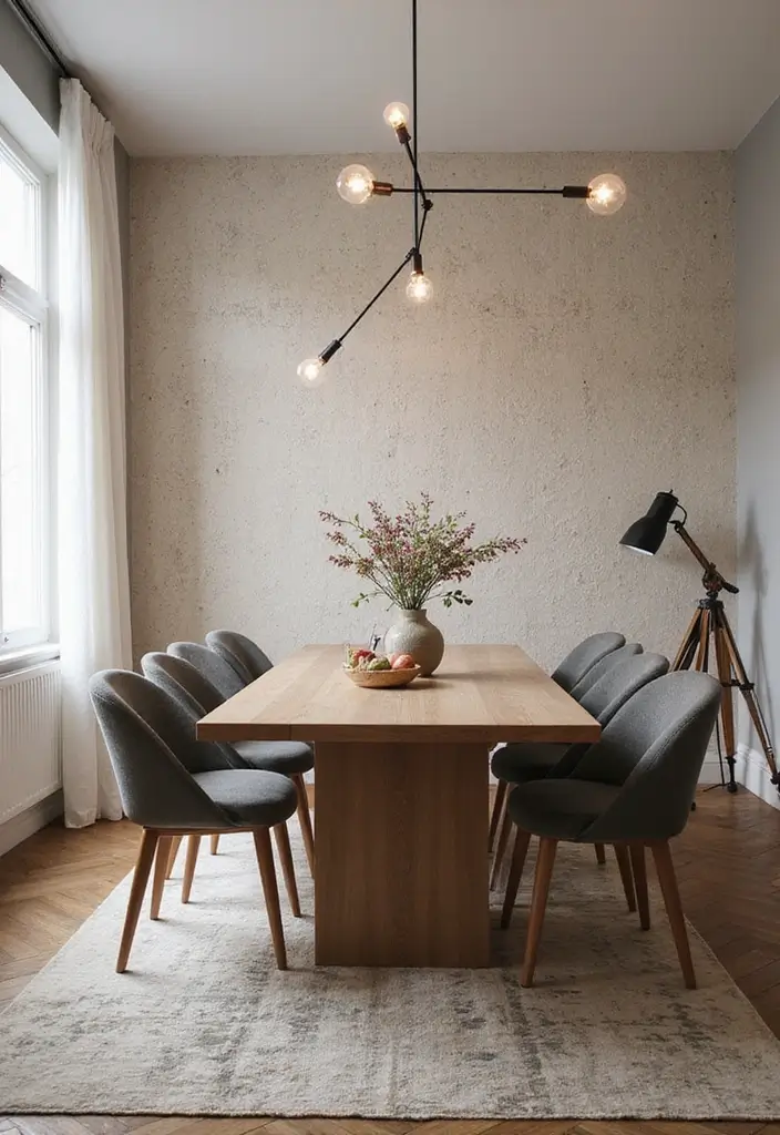 30 DIY Accent Wall Ideas You Can Create on a Budget - 21. Textured Wallpaper