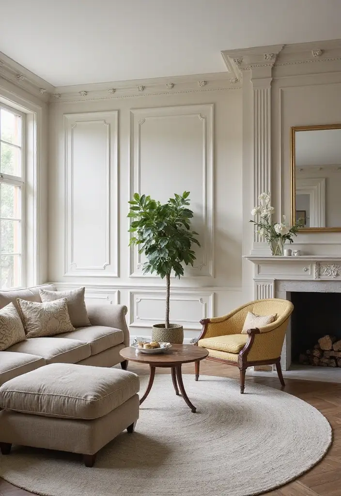 30 DIY Accent Wall Ideas You Can Create on a Budget - 23. Decorative Molding