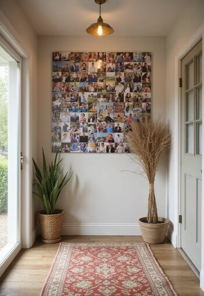 30 DIY Accent Wall Ideas You Can Create on a Budget - 24. Fun Photo Collage Wall