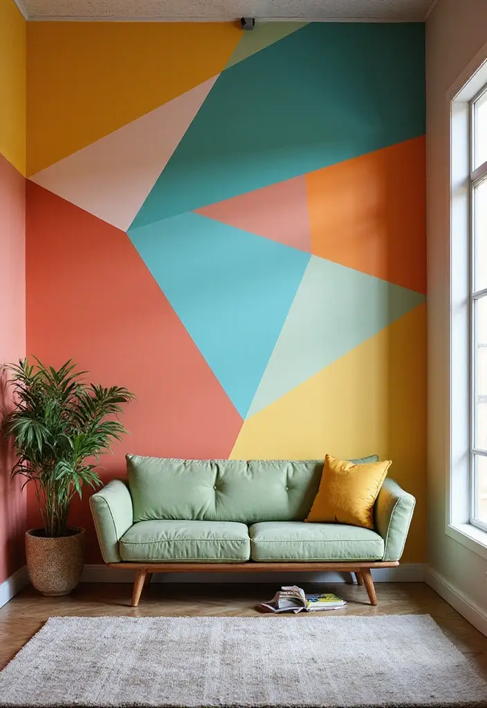 30 DIY Accent Wall Ideas You Can Create on a Budget - 29. Eco-Friendly Paint Techniques