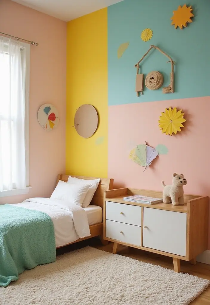 30 DIY Accent Wall Ideas You Can Create on a Budget - 6. Upcycled Cardboard Art