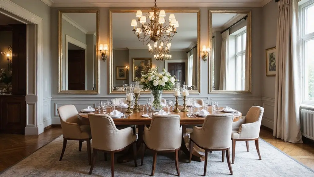 30 Dining Room Mirror Wall Ideas for a Luxe Look