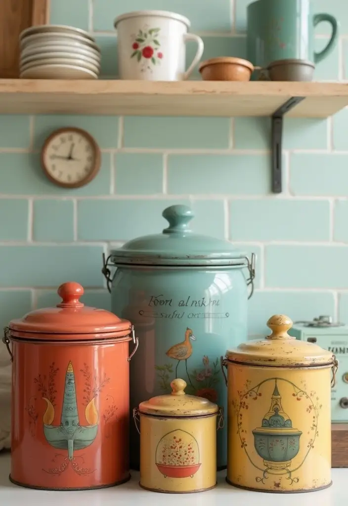 30 Dog Food Storage Ideas That Keep Kibble Fresh and Cute 1 30 Dog Food Storage Ideas That Keep Kibble Fresh and Cute - 1. Vintage-Style Canisters
