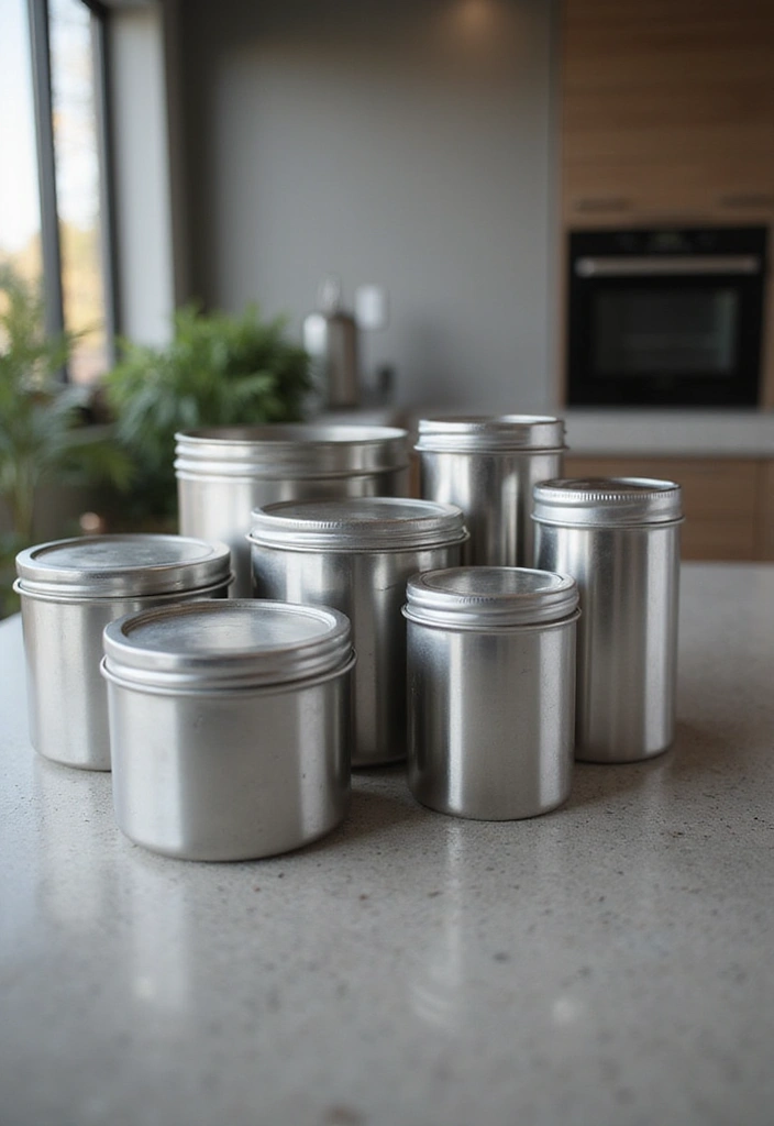 30 Dog Food Storage Ideas That Keep Kibble Fresh and Cute 70 30 Dog Food Storage Ideas That Keep Kibble Fresh and Cute - 12. Sleek Metal Tins