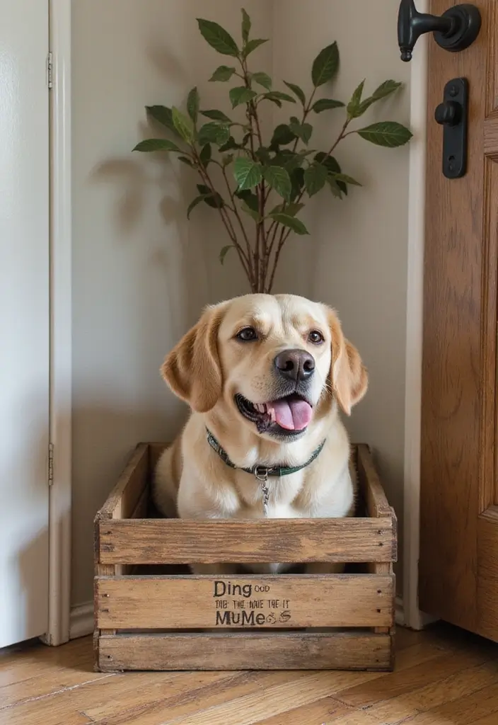 30 Dog Food Storage Ideas That Keep Kibble Fresh and Cute 92 30 Dog Food Storage Ideas That Keep Kibble Fresh and Cute - 16. Custom Wood Crates