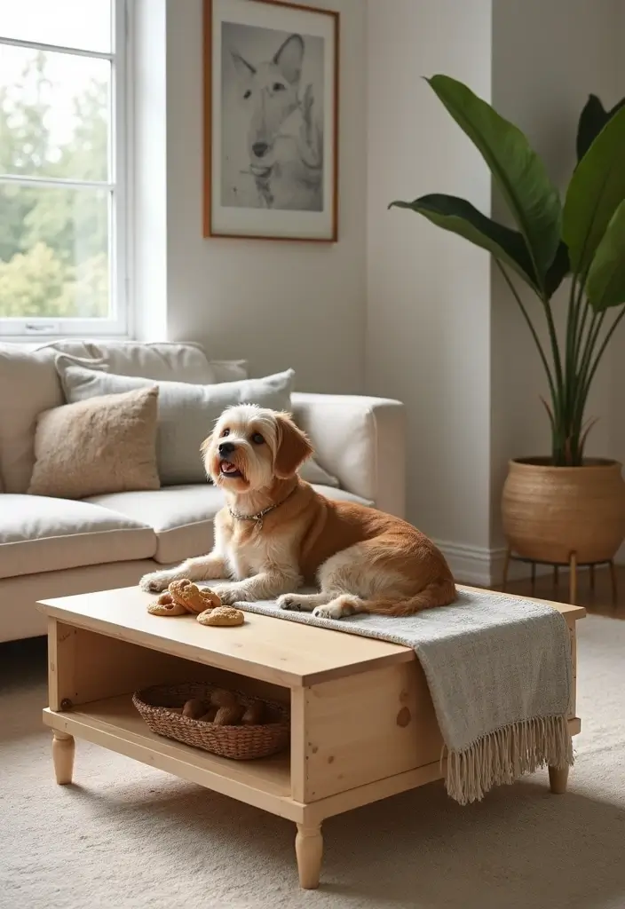 30 Dog Food Storage Ideas That Keep Kibble Fresh and Cute 22 30 Dog Food Storage Ideas That Keep Kibble Fresh and Cute - 4. Multi-Functional Furniture