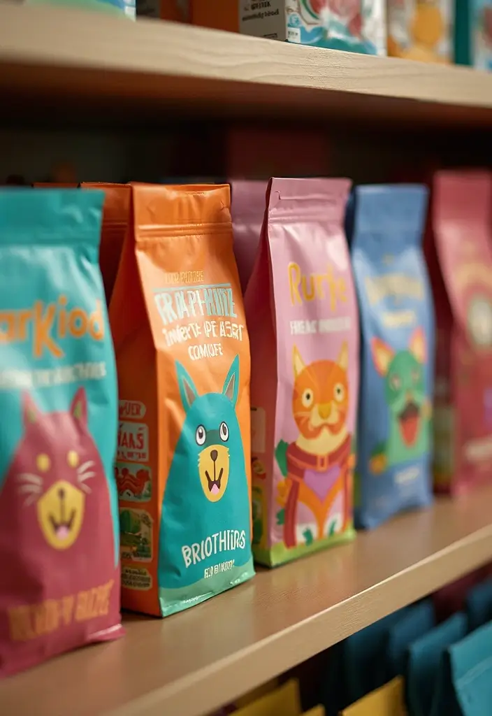 30 Dog Food Storage Ideas That Keep Kibble Fresh and Cute 39 30 Dog Food Storage Ideas That Keep Kibble Fresh and Cute - 7. Cute Pet Food Bags