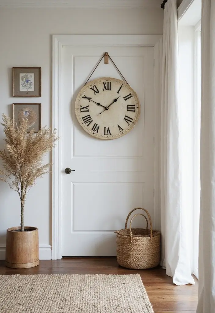 30 Entryway Wall Ideas to Impress Guests from the Start - 24. Multi-Functional Art