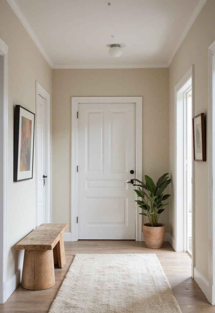 30 Entryway Wall Ideas to Impress Guests from the Start - 30. Minimalist Approach