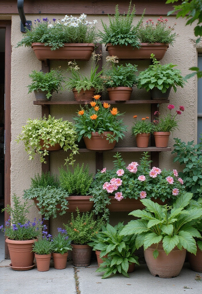 30 Garage Wall Ideas to Organize and Upgrade Your Space - 11. Vertical Garden Wall