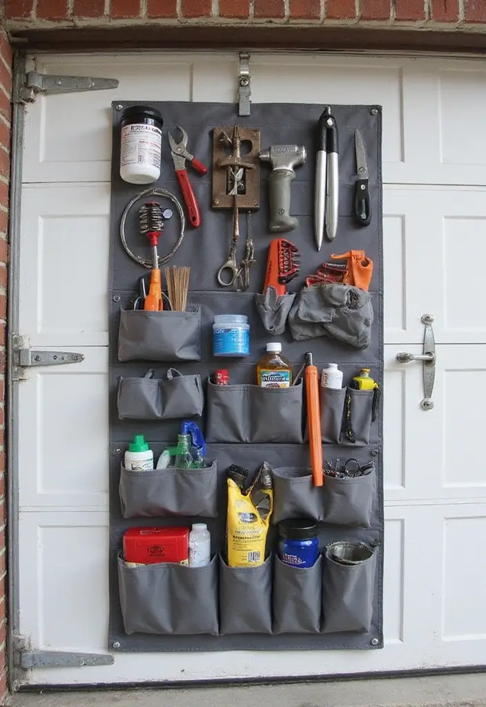 30 Garage Wall Ideas to Organize and Upgrade Your Space - 23. Over-the-Door Organizers