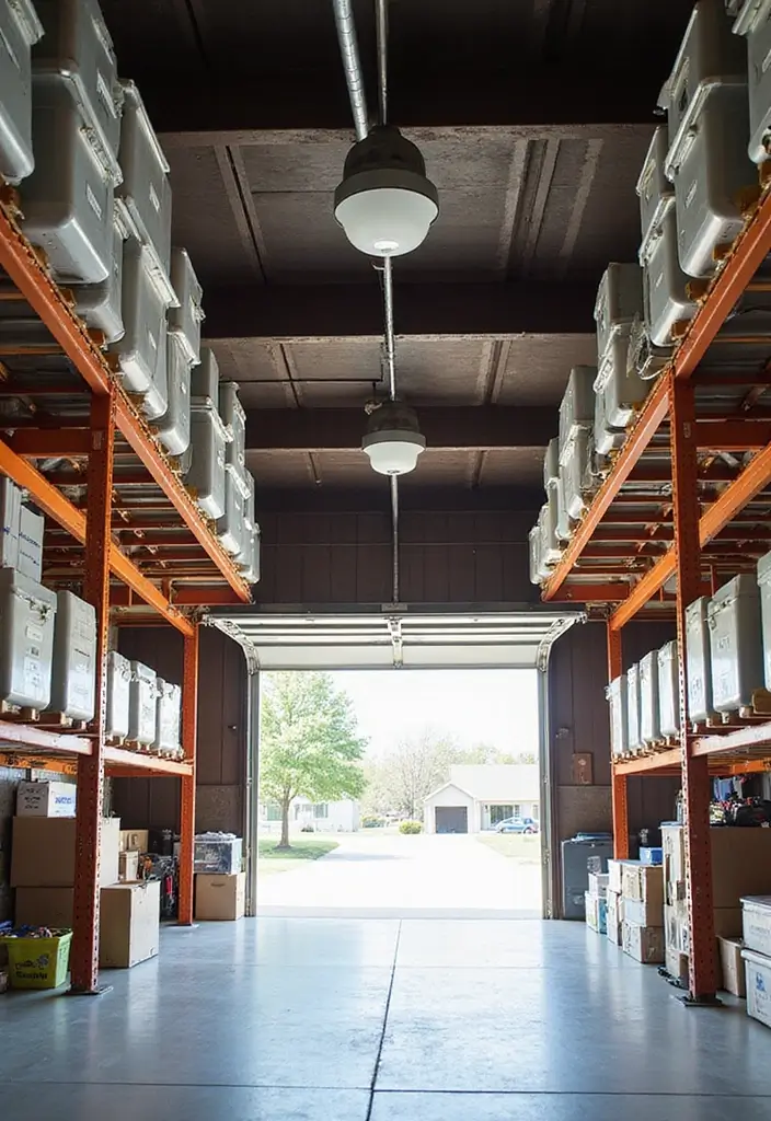 30 Garage Wall Ideas to Organize and Upgrade Your Space - 8. Overhead Storage Solutions