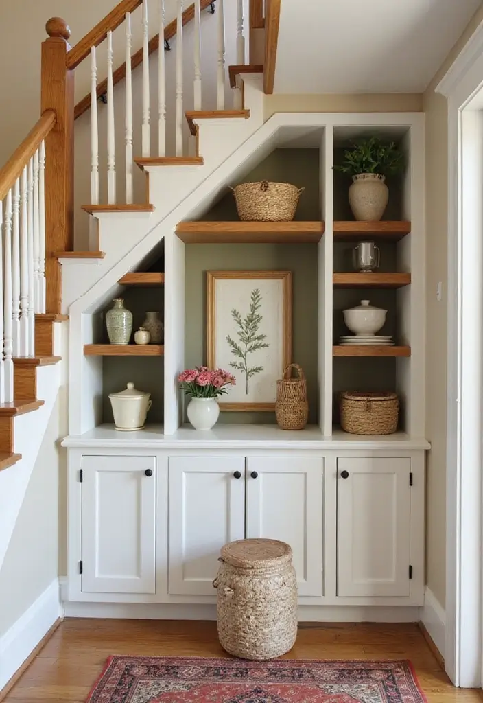 30 Hallway Storage Ideas That Are Both Functional and Chic - 13. Under-Stair Storage
