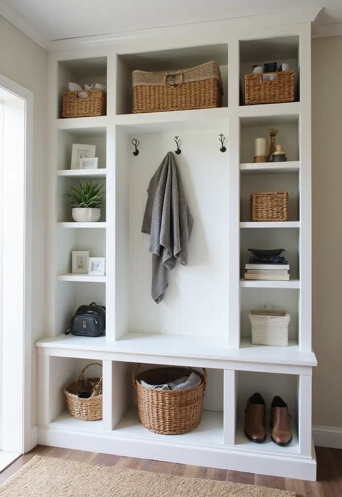 30 Hallway Storage Ideas That Are Both Functional and Chic - 17. Entryway Cubbies