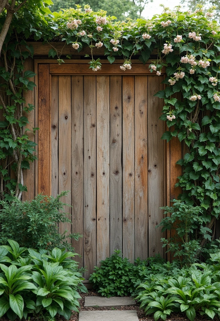 30 Inexpensive Retaining Wall Ideas That Look Amazing - 1. Reclaimed Wood Retaining Wall